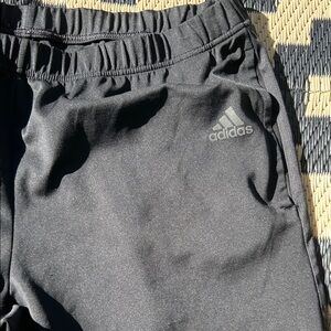 Adidas Climacool Men’s Black Running Joggers w/Pockets & Ankle Zip Detail